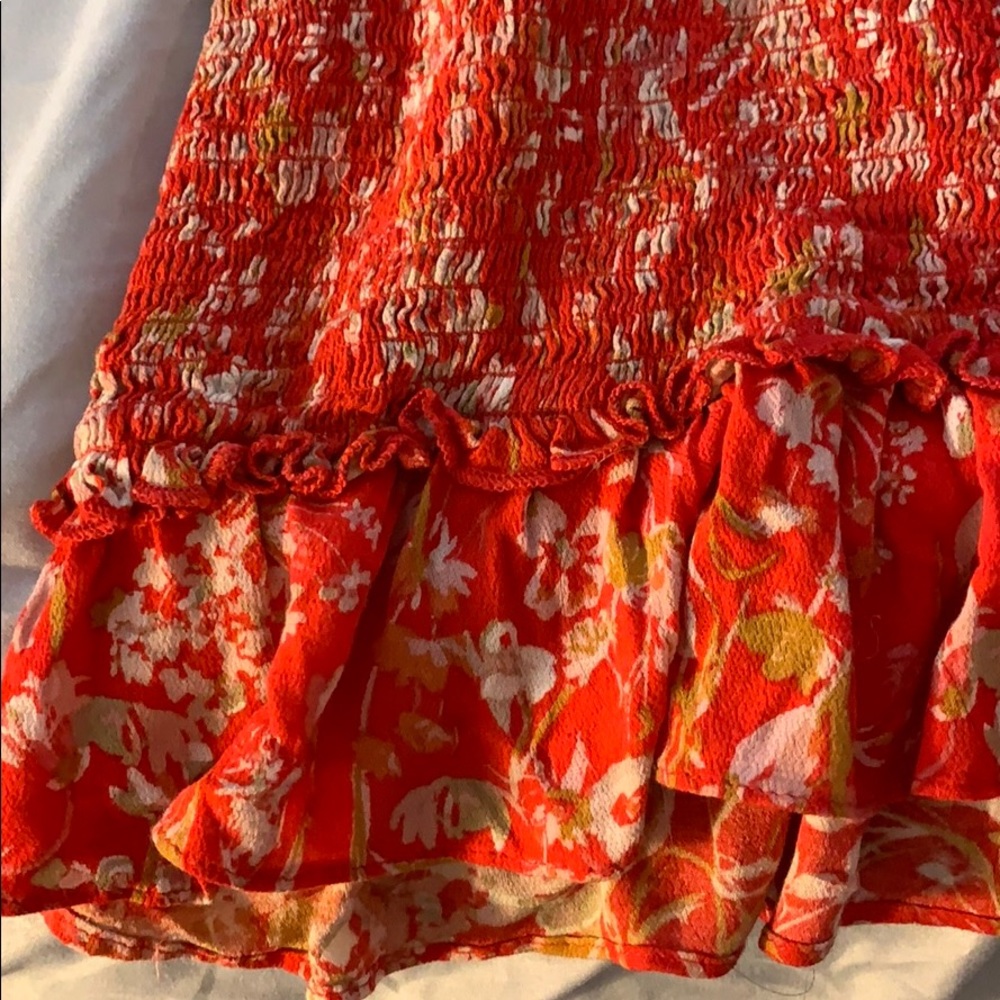 Red Scrunch Dress - Picture 3 of 4